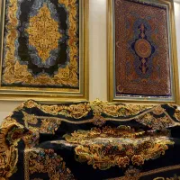 چهار فرش تمام ابریشم نفیس اصل قمی