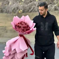 گلفروشی دسته‌گل رز طبیعی تولد سبد باکس