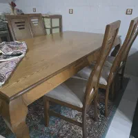 میز ۸ نفره با چوب راش