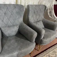 مبل ۷نفره همراه میز و عسلی|مبلمان خانگی و میز عسلی|میانه, |دیوار