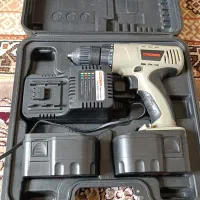 دریل.وپیچ گوشتی شارژی کرون با دو باطری