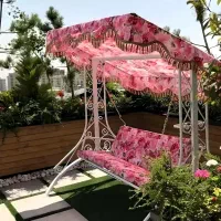 نیمکت تاب‌ریلکسی حیاطی باغی ویلا