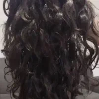 کلاه گیس با رنگ خرمایی و سالم بدون گره