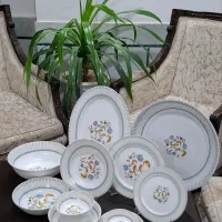 بشقاب کاسه دیس ملامین گلدار مستقیم از کارخونه