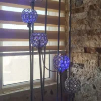 لوستر کنار مبلی|لوستر و چراغ آویز|کاشان, صنعت|دیوار