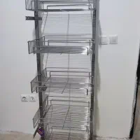 ریل و قفسه 5 طبقه سوپری کابینت