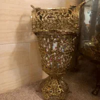 لوستر، جا دستمال کاغذی ،سطل زباله ،دوتا آباژور