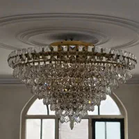 لوستر  سالم. با کریستال چک