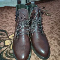 نیم بوت چرم سایز ۳۹