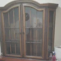 بوفه/ویترین تمام چوب