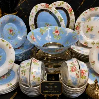 سرویس ارکوپال گل رز لومینارک اصل فرانسه