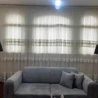 پرده گل برجسته