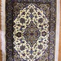 جفت ذرع و نیم اصل کاشان گل ابریشم