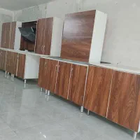 فروش یک سرویس کابینت دست دوم ام دی اف