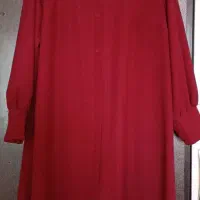 مانتو سایزبزرگ رنگ زرشگی