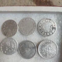 سکه نقره 6عددبه قیمت نقره روی تابلو