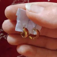 گوشواره بدل رنگ طلایی
