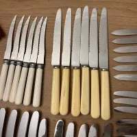 ست های ۶ تایی کارد استیل و دسته سلولویید انگلیسی|ظروف سرو و پذیرایی|تهران, امانیه|دیوار