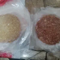 همبر دستی گوشت و مرغ خانگی