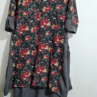 سارافون دو تیکه همراه با شال