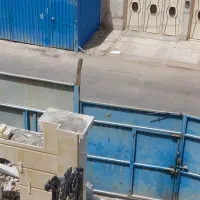 درب آهنی کارگاهی ساختمانی آبی|مصالح و تجهیزات ساختمان|اهواز, گلستان|دیوار