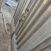 درب حیاط سه ۳لنگه و نرده حفاظ|مصالح و تجهیزات ساختمان|مبارکه, |دیوار