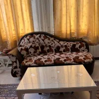 مبلمان فانتزی چرمی ۵ نفره|مبلمان خانگی و میز عسلی|تهران, نگین غرب|دیوار