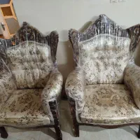 مبل سلطنتی نه نفره نو با میز و عسلی|مبلمان خانگی و میز عسلی|قزوین, |دیوار