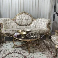 مبل 7نفره استیل نو نو مناسب جهیزیه