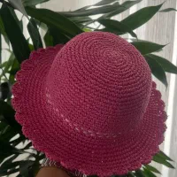 کلاه دستباف رافیا|لباس|کیش, |دیوار