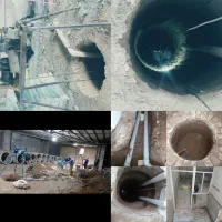 تخریب ساختمان خاکبرداری چاکن وصل فاضلاب شهری