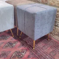 پاف مبلی نیمکت پایه فلزی