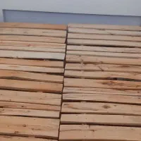 تخت دونفره با میز کناره بدون تشک|تخت و سرویس خواب|سهند, |دیوار