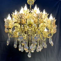 لوسترباربد برنجی ۱۰+۱۰ شاخه دوگل برنج tolid1212