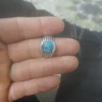 سلام انگشترنقره فیروزه نیشابور کاره دست