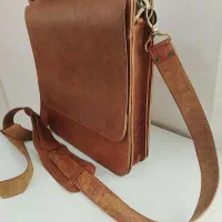 کیف دوشی دستی تمام چرم طبیعی شتر