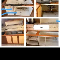 تعمیر نصب تخصصی کابینتmDf فلز کمددیواری درب چوبی