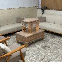 میزعسلی 4 تیکه تمام چوب