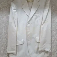 کت و شلوار براق سفید