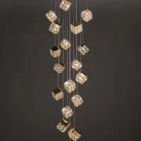 چراغ آویز مدرن کریستالی، قیمت مناسب|لوستر و چراغ آویز|تهران, اتابک|دیوار