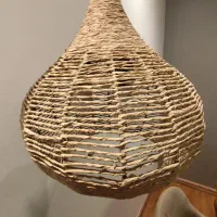 لوستر حصیری سقفی