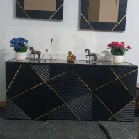 آینه و کنسول بسیار زیبا|بوفه، ویترین، کنسول|کوهدشت, |دیوار