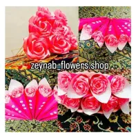 گـل روبــانـی|گل مصنوعی|گناباد, |دیوار