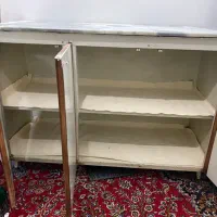 کابینت فلزی با سنگ مرمر|بوفه، ویترین، کنسول|تهران, فلاح|دیوار
