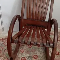 صندلی راک چوب راش جنس خوب