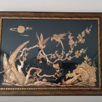 تابلو گل مرغ|صنایع دستی و سایر لوازم تزئینی|فولادشهر, سایت صنعتی کاوه|دیوار