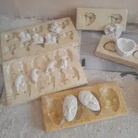 فروش تعدادی قالب سیلیکونی|صنایع دستی و سایر لوازم تزئینی|نطنز, |دیوار