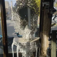 کنسول میز و آینه در حد نو مناسب جهیزیه|بوفه، ویترین، کنسول|مشکین‌دشت, |دیوار