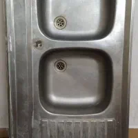سینک استیل دو لگنه البرز