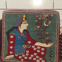 پشتی دستبافت قدیمی